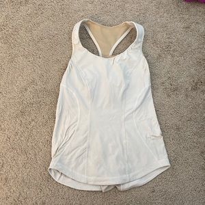 Lululemon white tank top